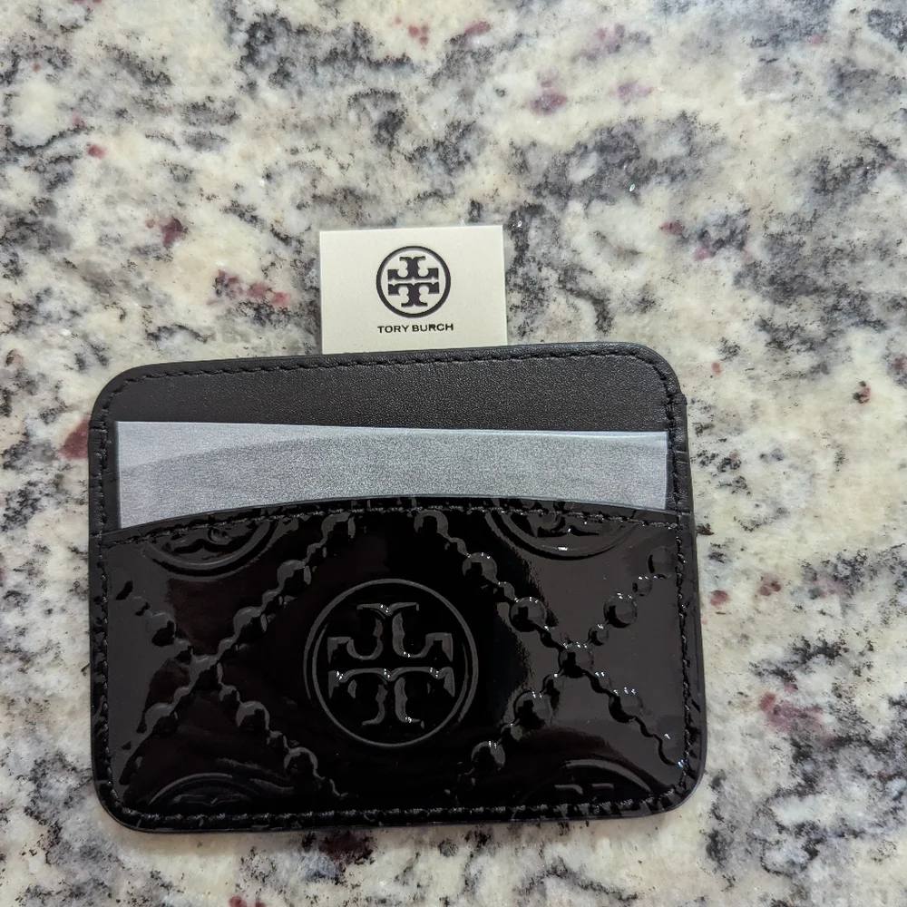 Tory Burch Black Card Holder